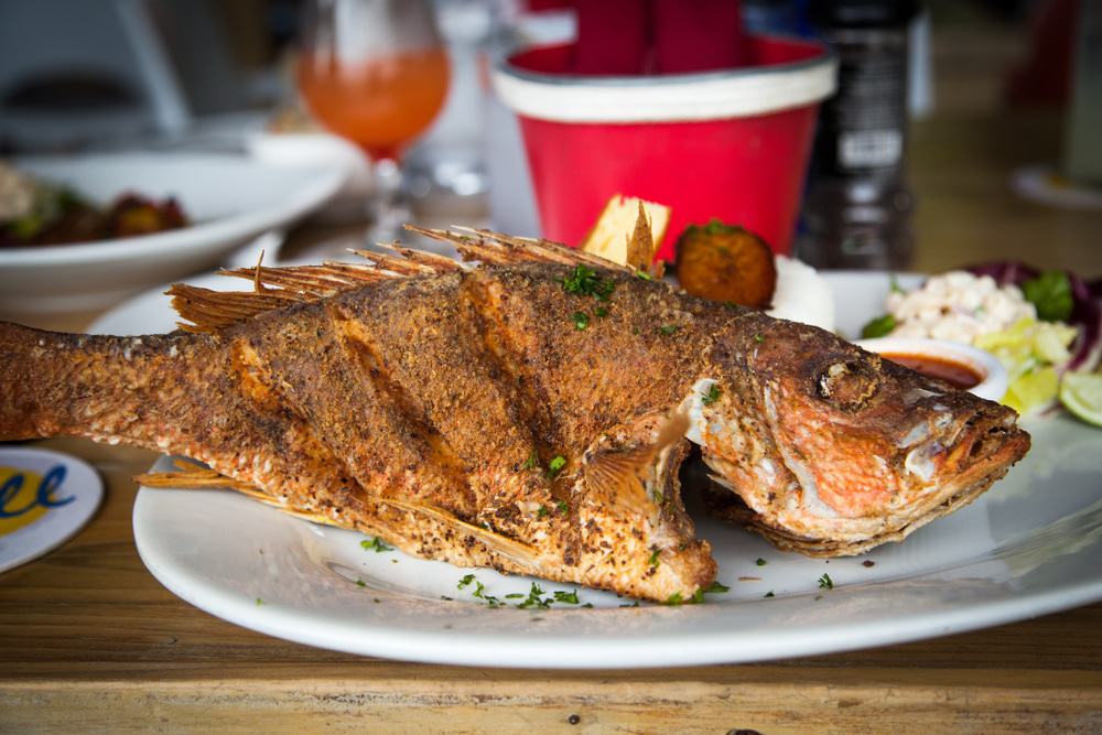Fried Red Snapper
