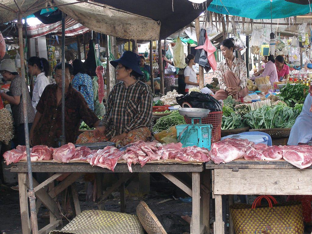 Market, Kampong Cham