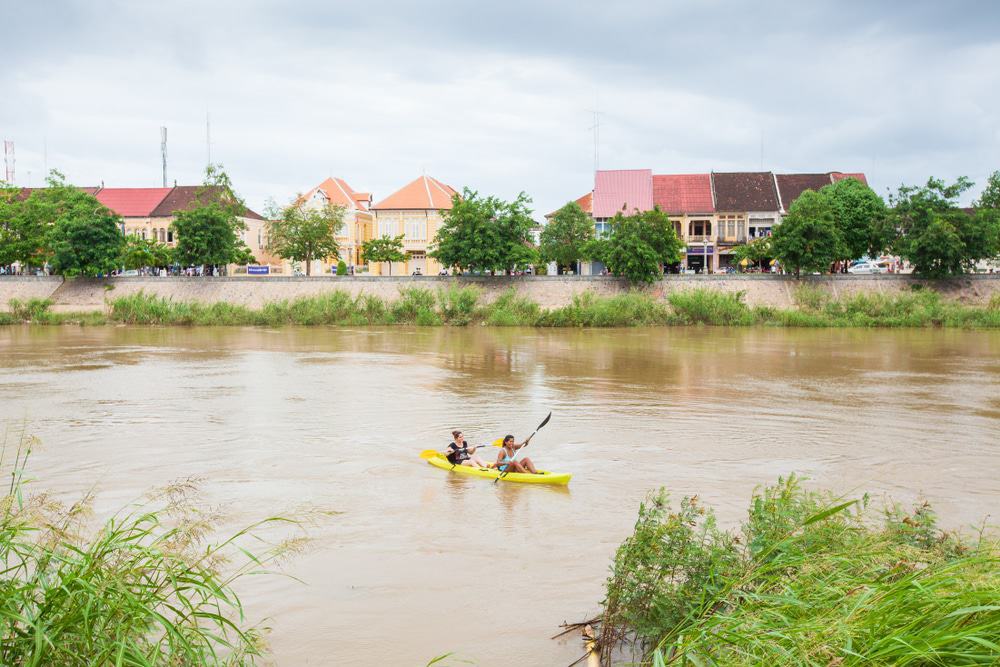 Kayaking, Sangkae River, Battambang