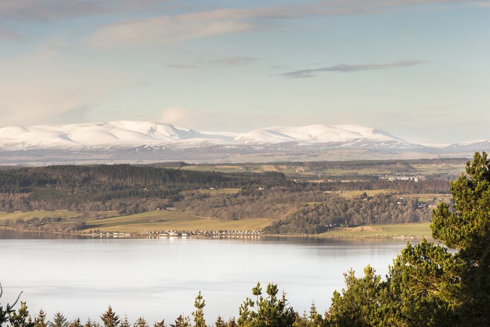 View over Strathpeffer from Craig Phadrig