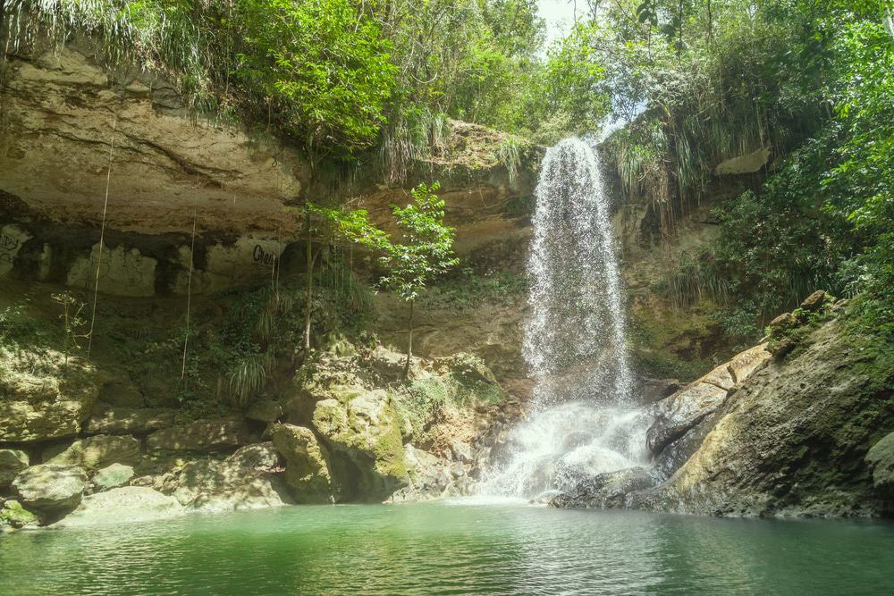 Gozalandia Waterfall, Puerto Rico