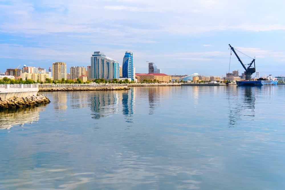 Caspian Sea, Baku, Azerbaijan