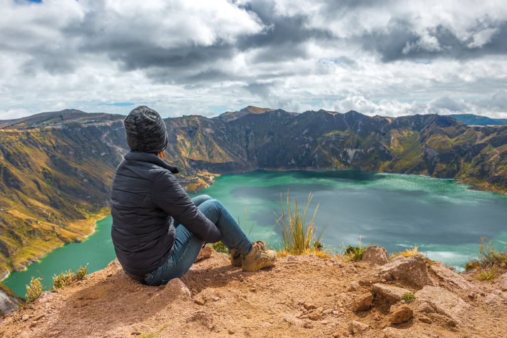 Quilotoa Lagoon, Ecuador