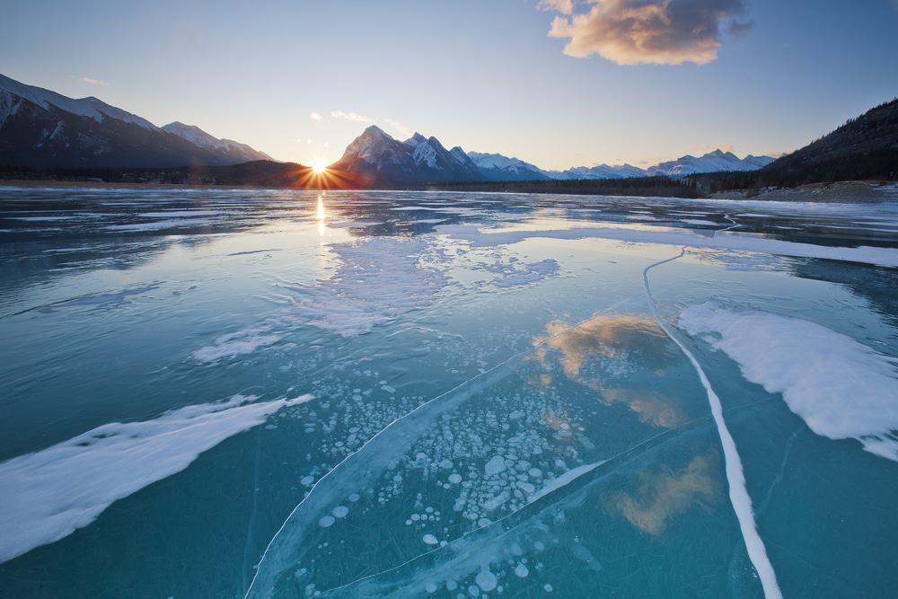 Abraham Lake, Alberta, Canada