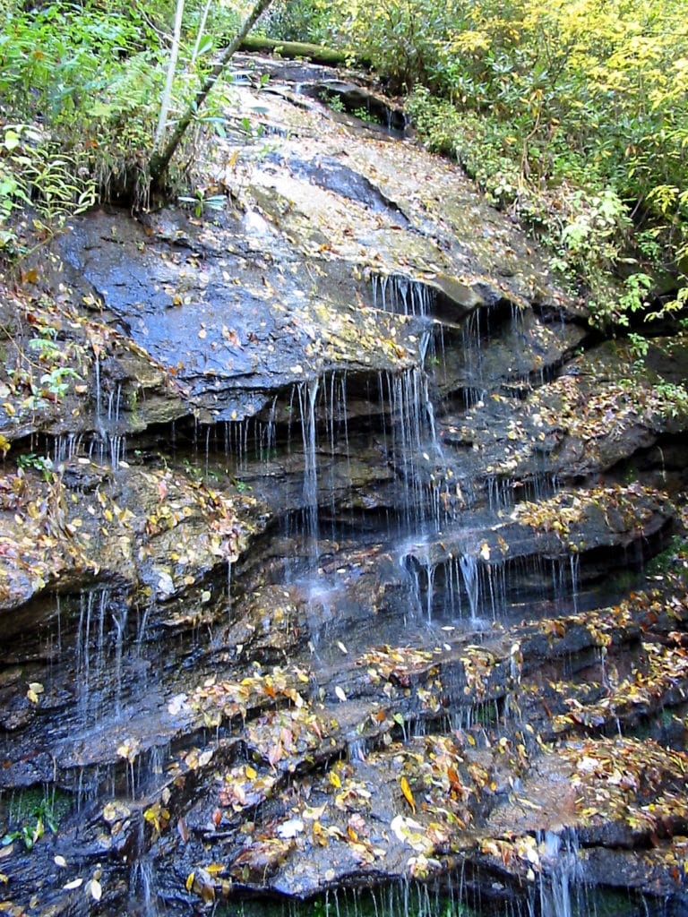 Ada-Hi Falls in Rabun County, Georgia, USA
