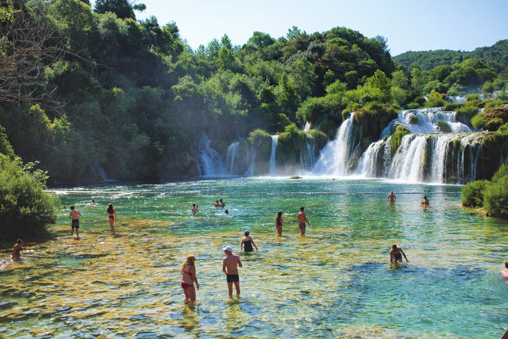 Waterfalls at Skradin