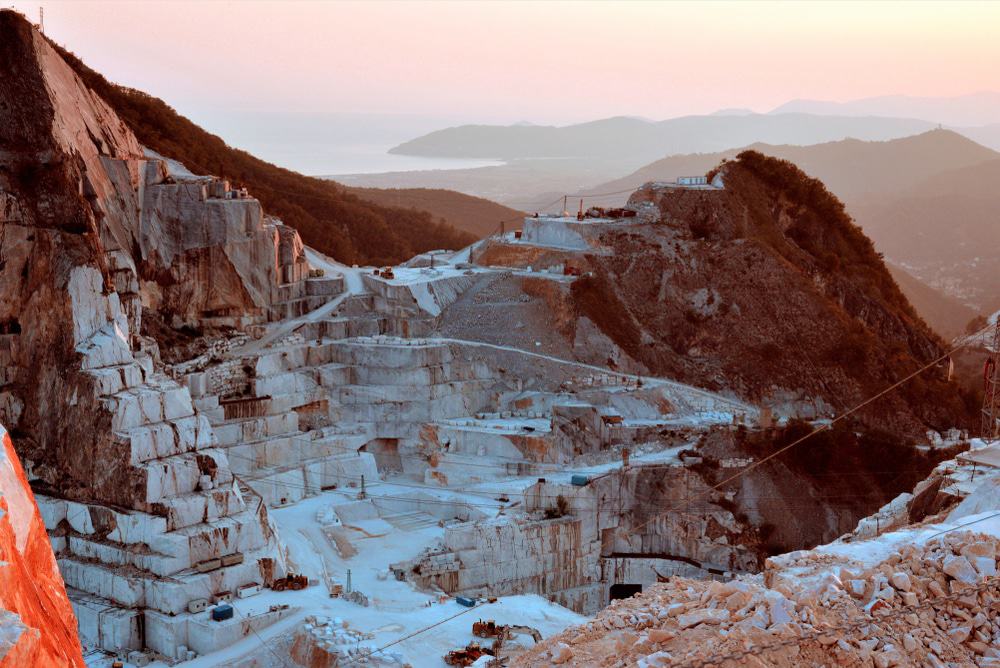 Carrara marble quarry