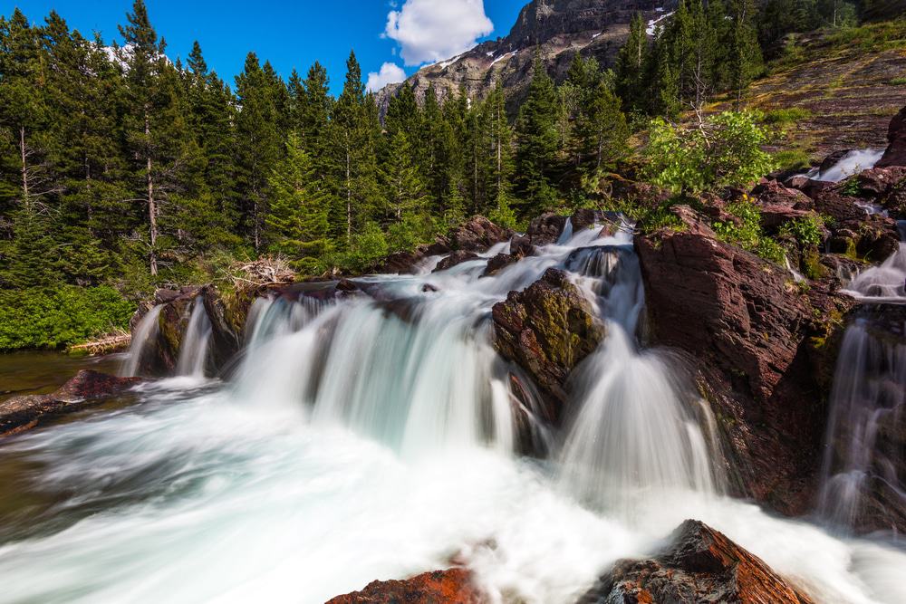 Redrock Falls, Glacier National Park