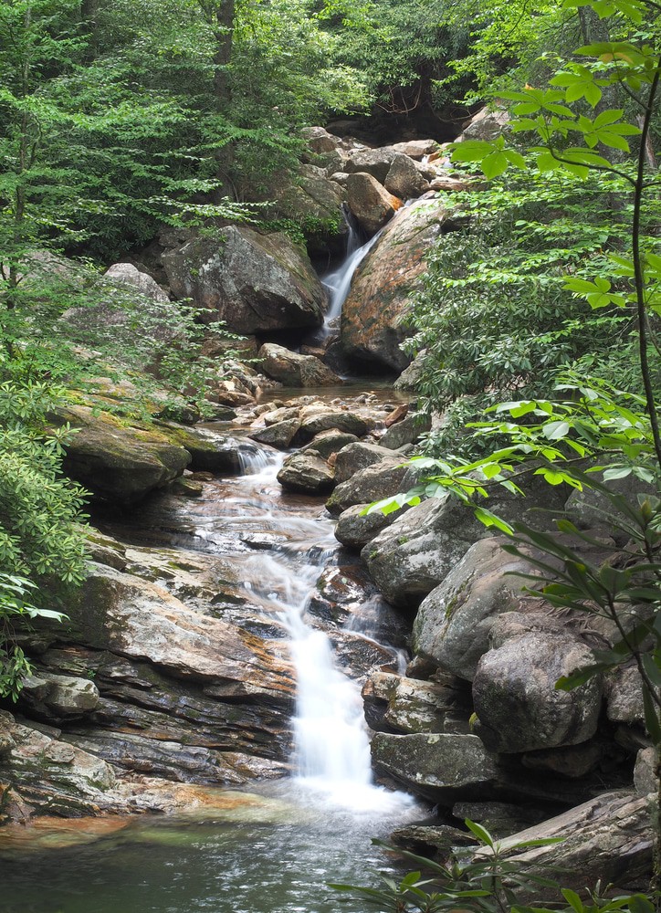Skinny Dip Falls, North Carolina