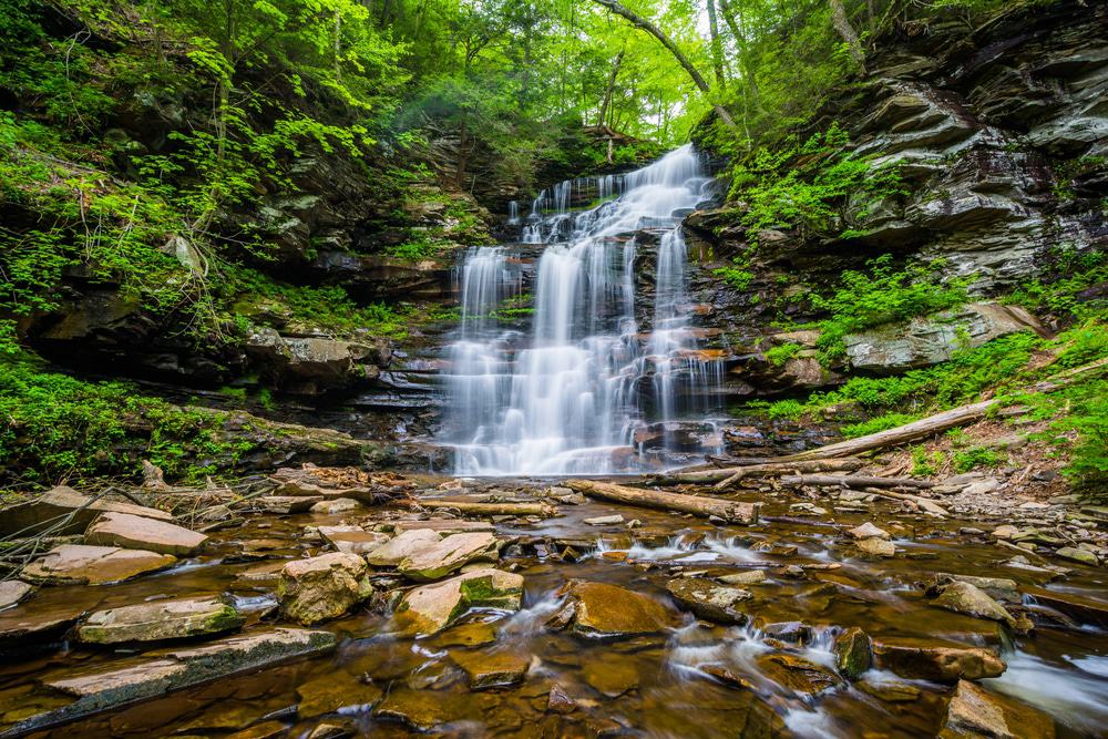 Ganoga Falls, Ricketts Glen State Park, Pennsylvania