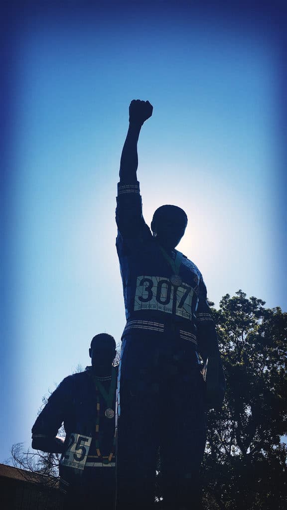 Black Power Olympic Statue