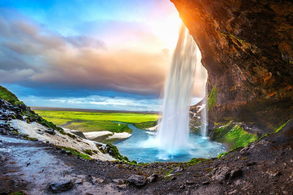 Seljalandsfoss Waterfall, Iceland