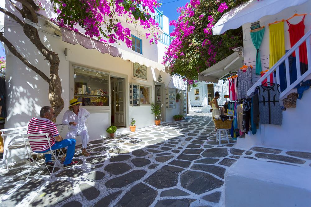 Matogianni Street, Mykonos