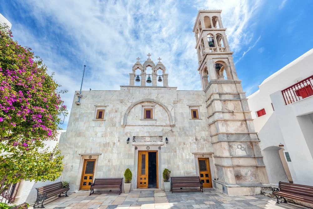 Monastery of Panagia Tourliani in Ano Mera, Mykonos