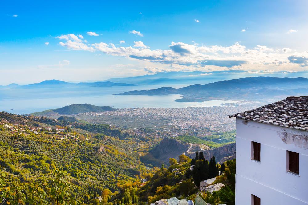 View from Mount Pelion