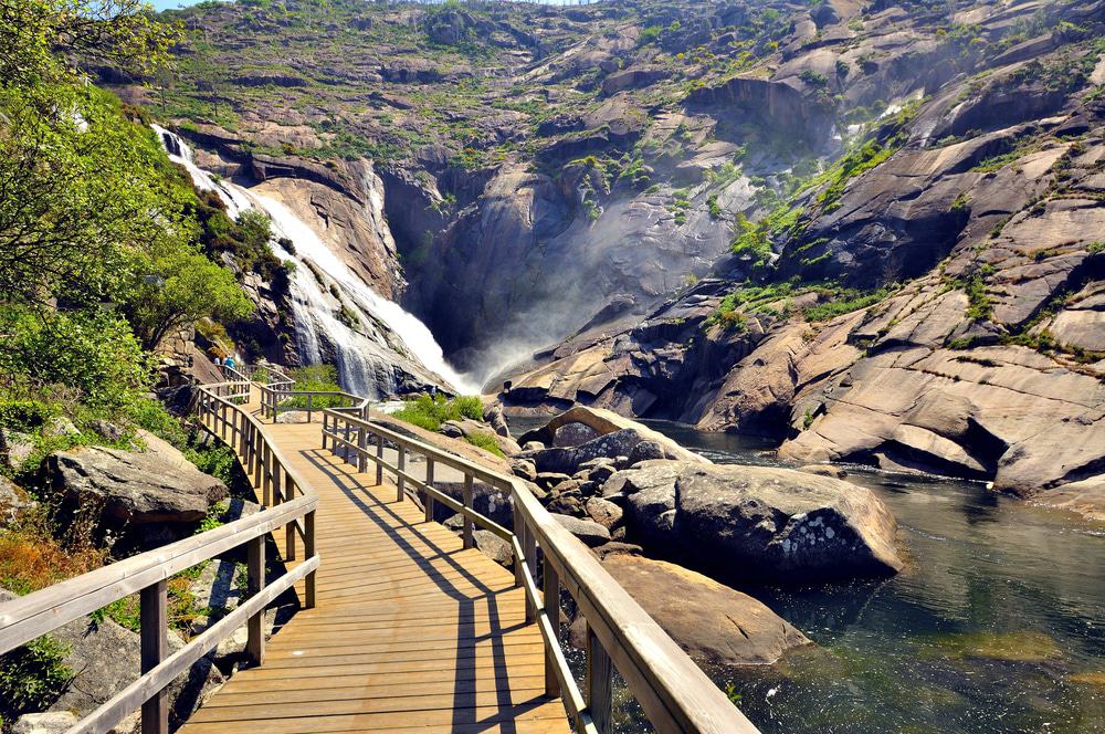 Waterfall of Ezaro, Spain