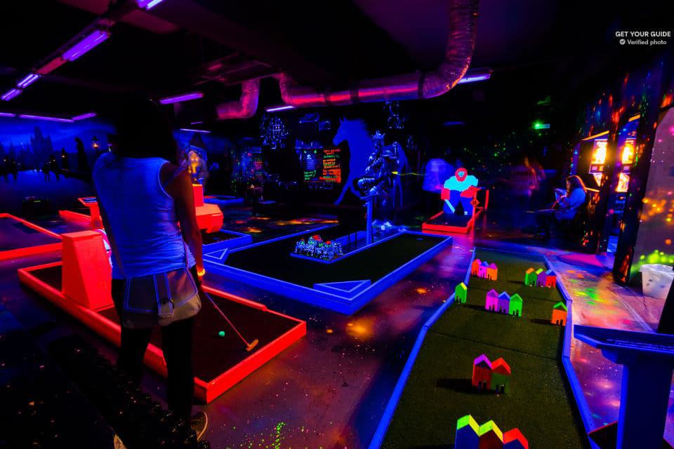 Glow Golf Mini Golf Game By UV Light
