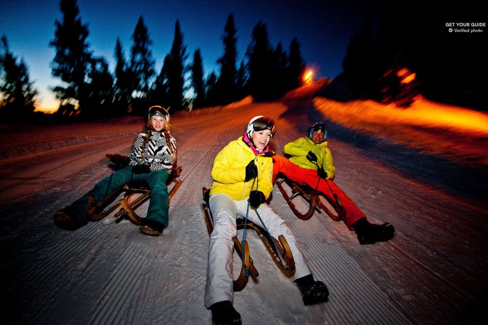 Night Sledding