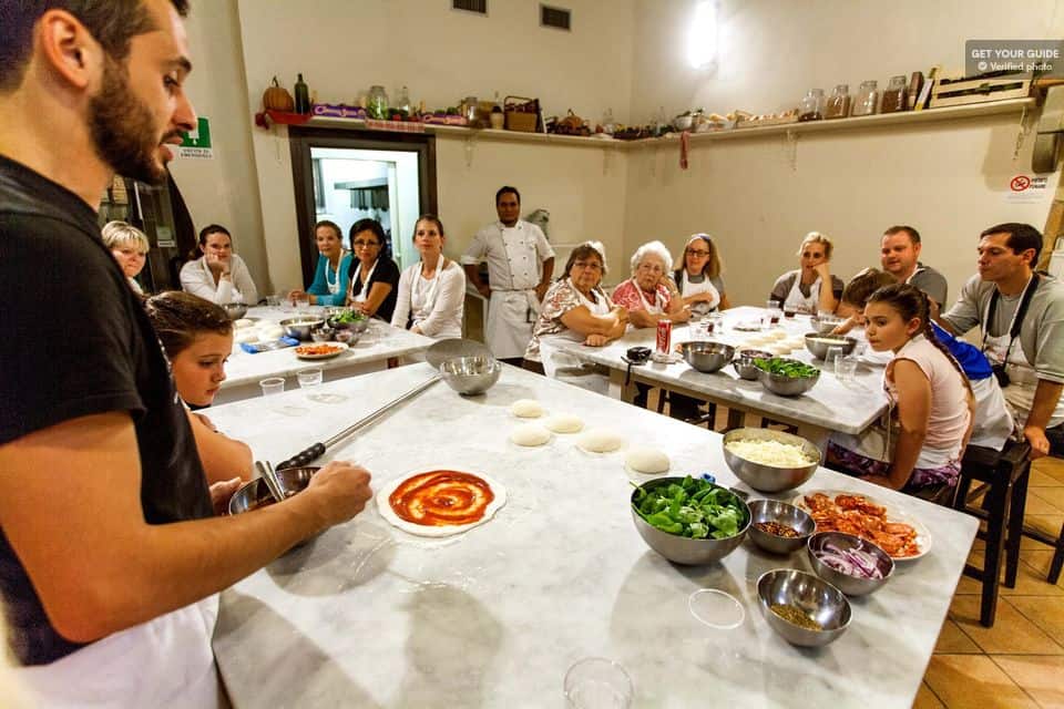 Pizza And Gelato Preparation Class