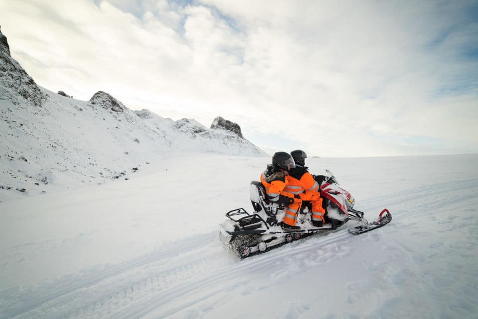 Snowmobile & Natural Ice Cave Tour