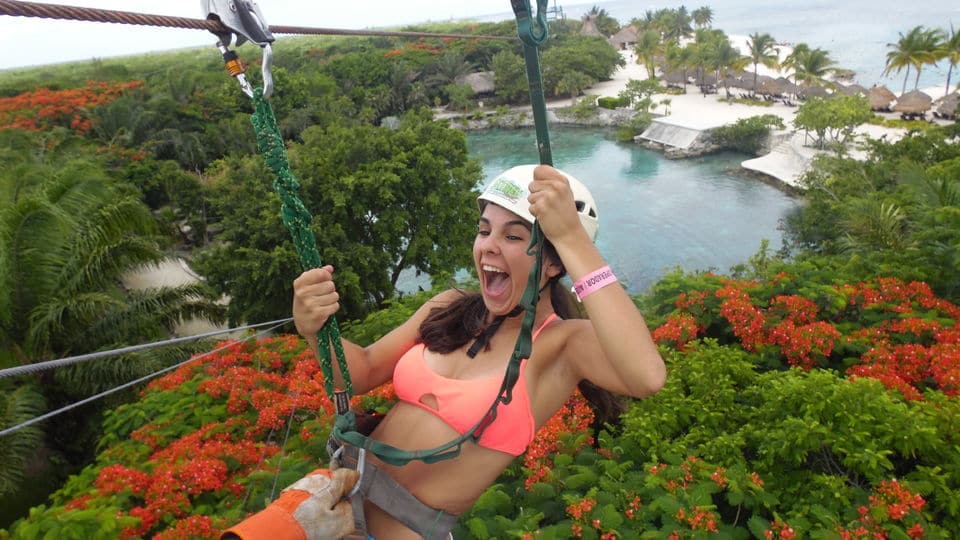 Zip Line Adventure At Chankanaab Park