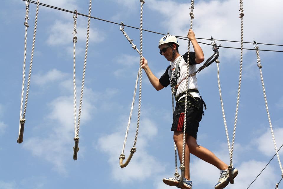 High Ropes Adventure Park In Charleston