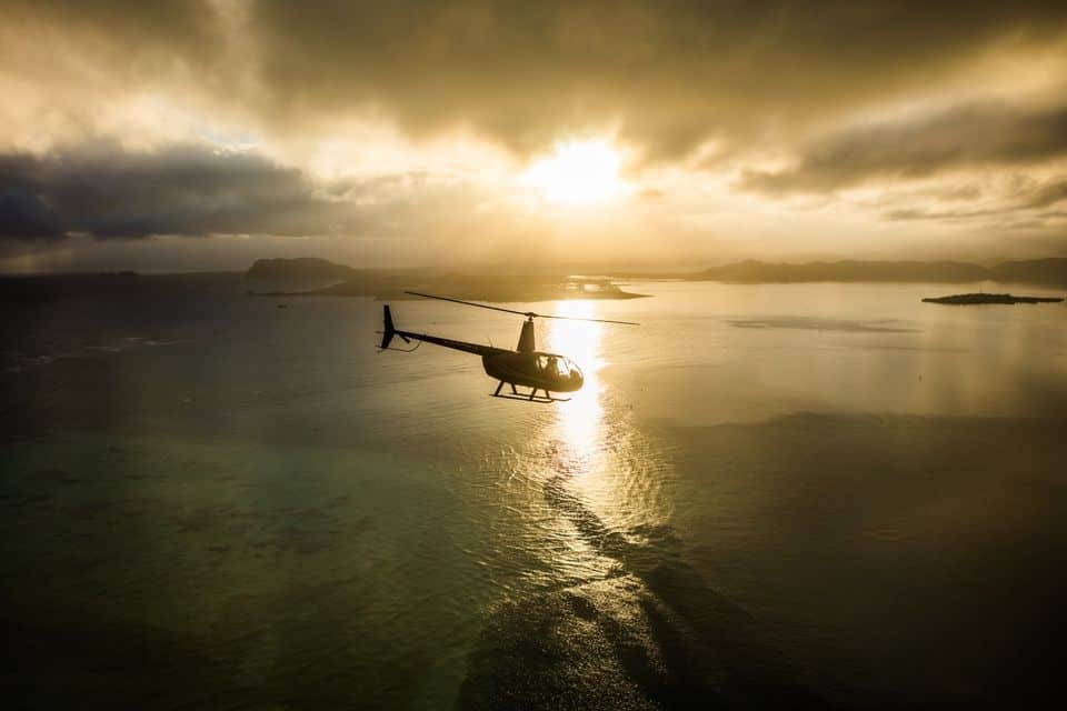 Waikiki Sunset Doors On Or Doors Off Helicopter Tour