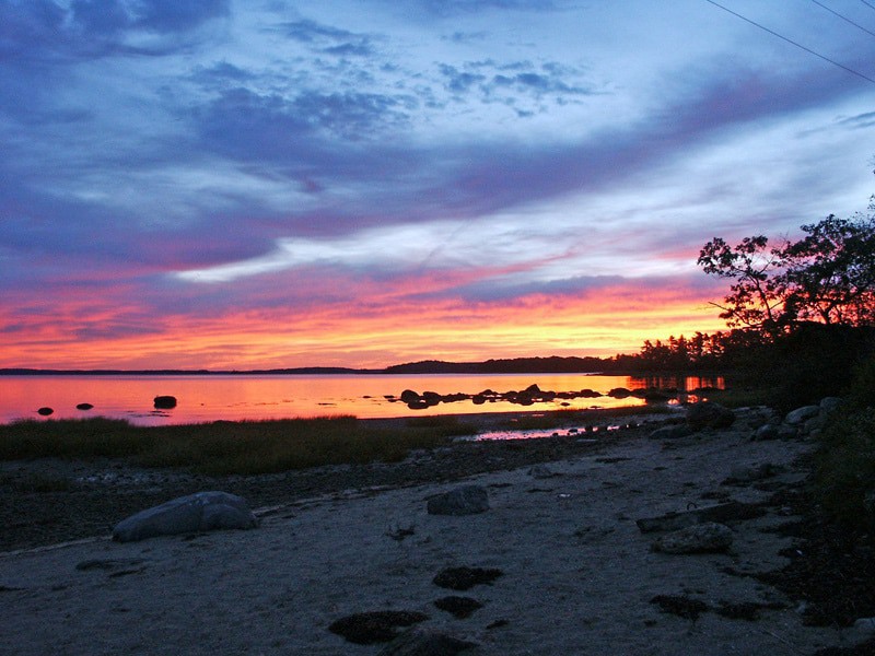 Sandy Point Beach near Yarmouth