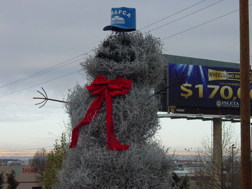 Tumbleweed Snowman, Albuquerque