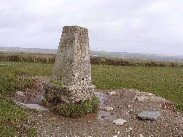 Ordnance Survey Trig Point on Condolden Hill