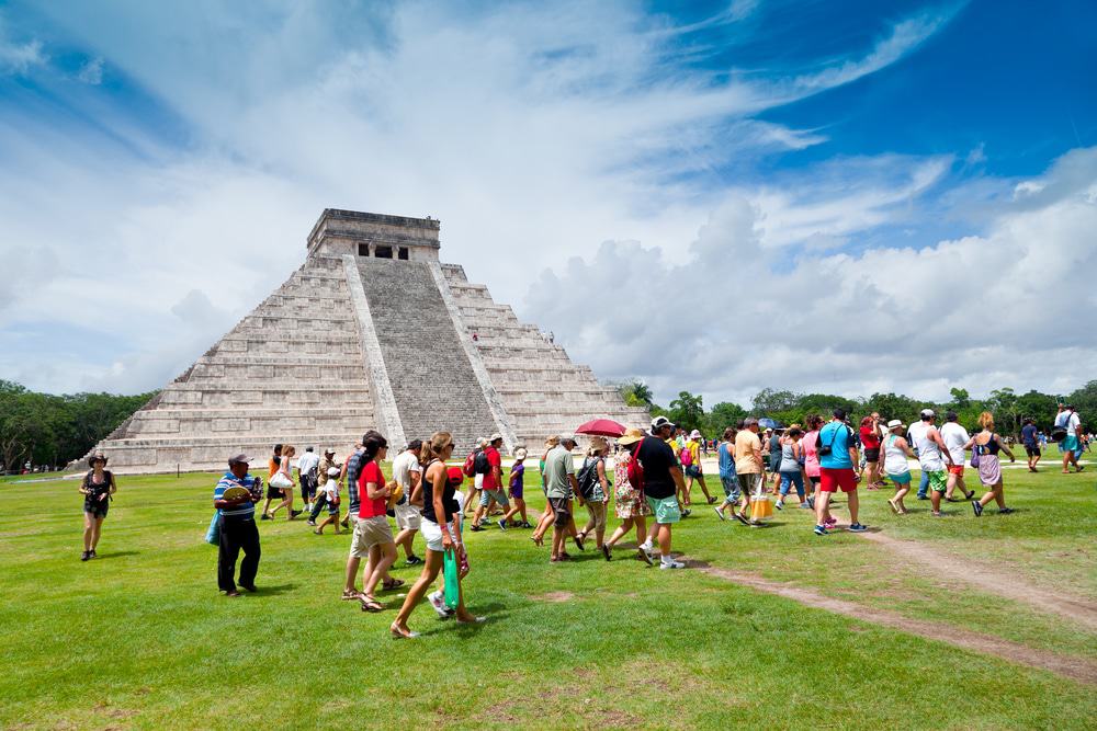 Chichen Itza Tourists