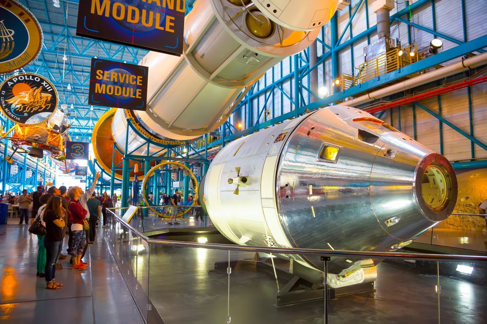 The Command Module Of The Saturn 5 Rocket