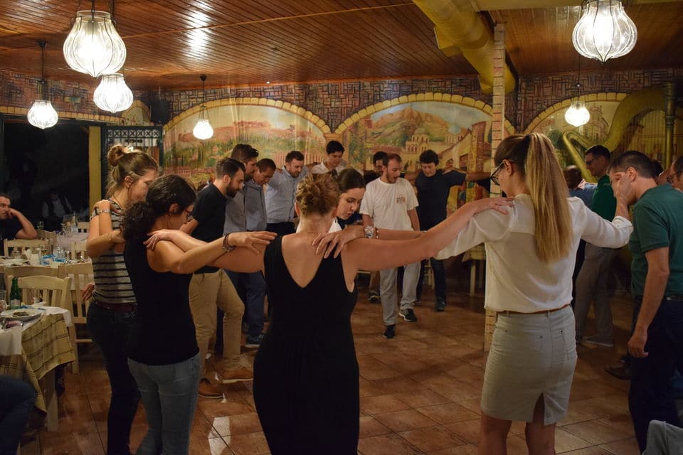 Greek Folk Dancing Lesson With Dinner & Live Music
