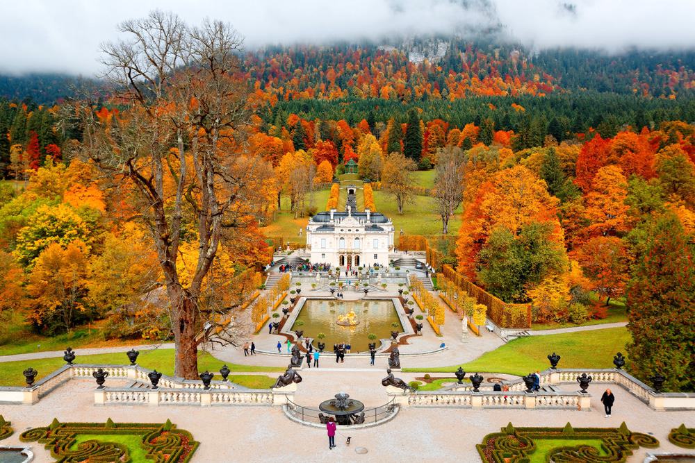 Linderhof Palace Autumn