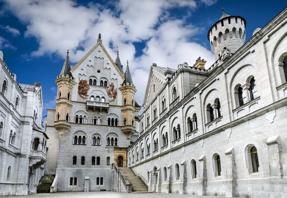 Neuschwanstein Castle Courtyard