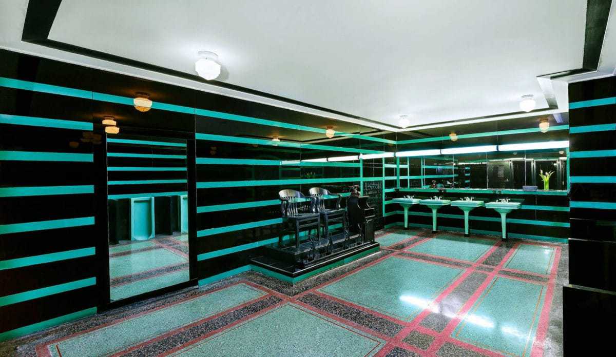 Hermitage Hotel Men's Bathroom Nashville