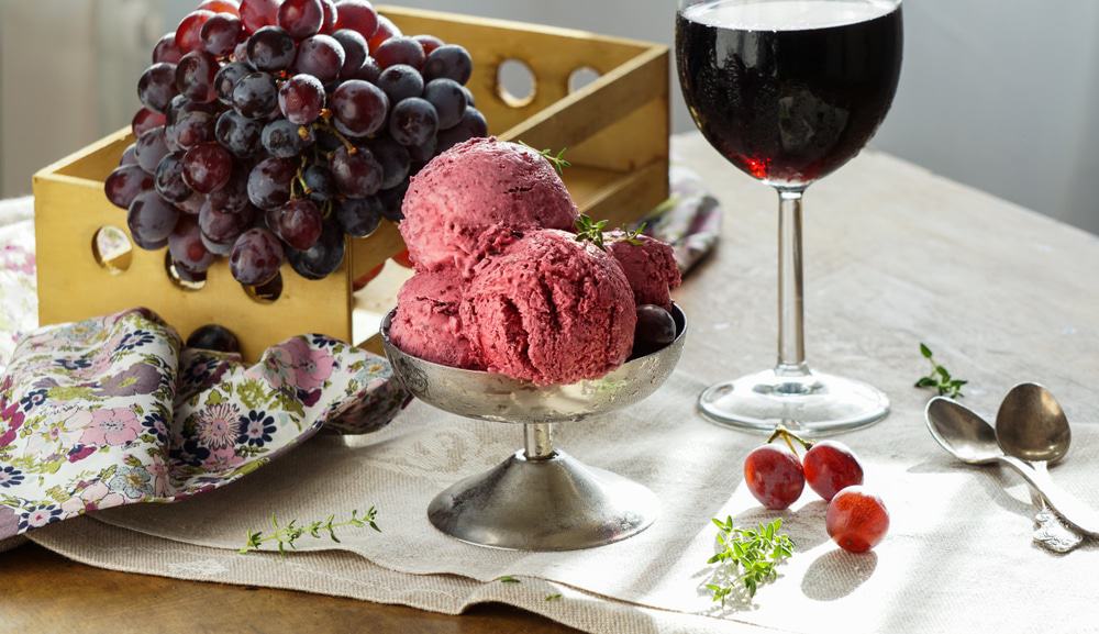 Wine Ice Cream