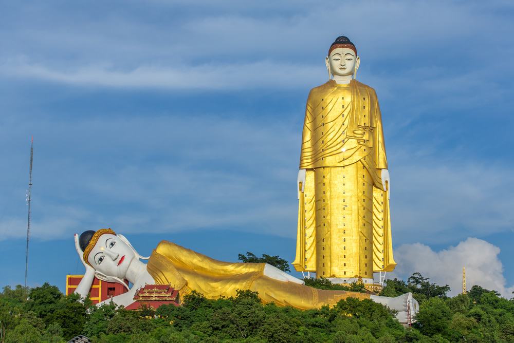 Laykyun Setkyar Standing Buddha