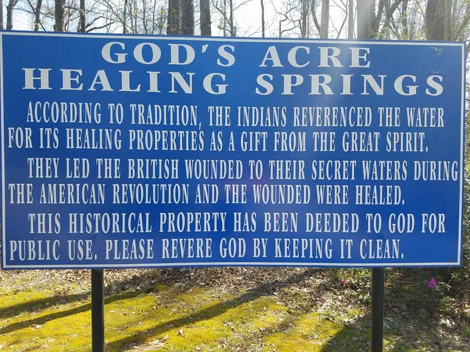 God's Acre Healing Springs, Blackville
