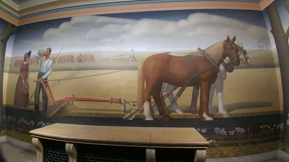 Grant Wood Murals, Ames