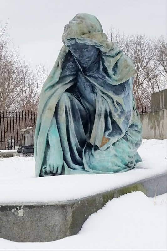 The Blue Lady Of Yantic Cemetery, Norwich