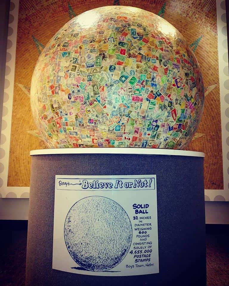 World's Largest Ball Of Stamps, Boys Town