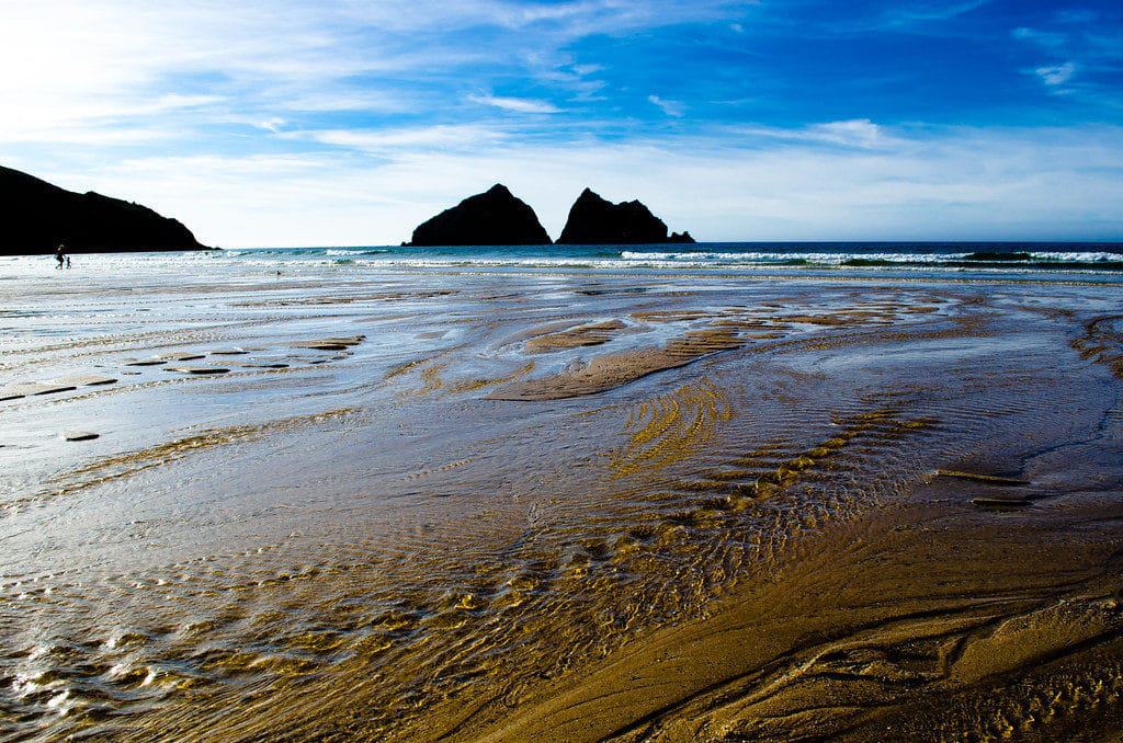 Holywell Bay Beach