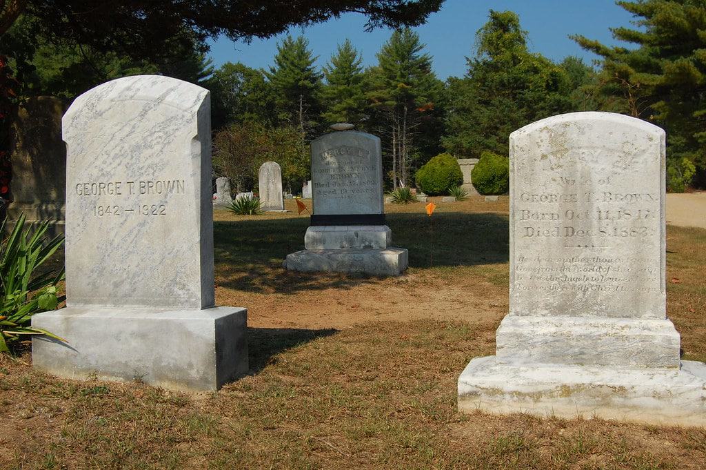 Grave of Mercy Brown, Exeter