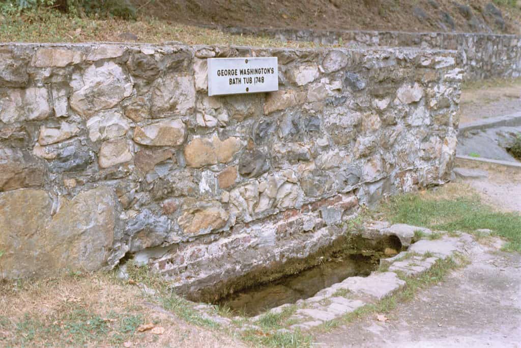 George Washington's Bathtub, Berkeley Springs