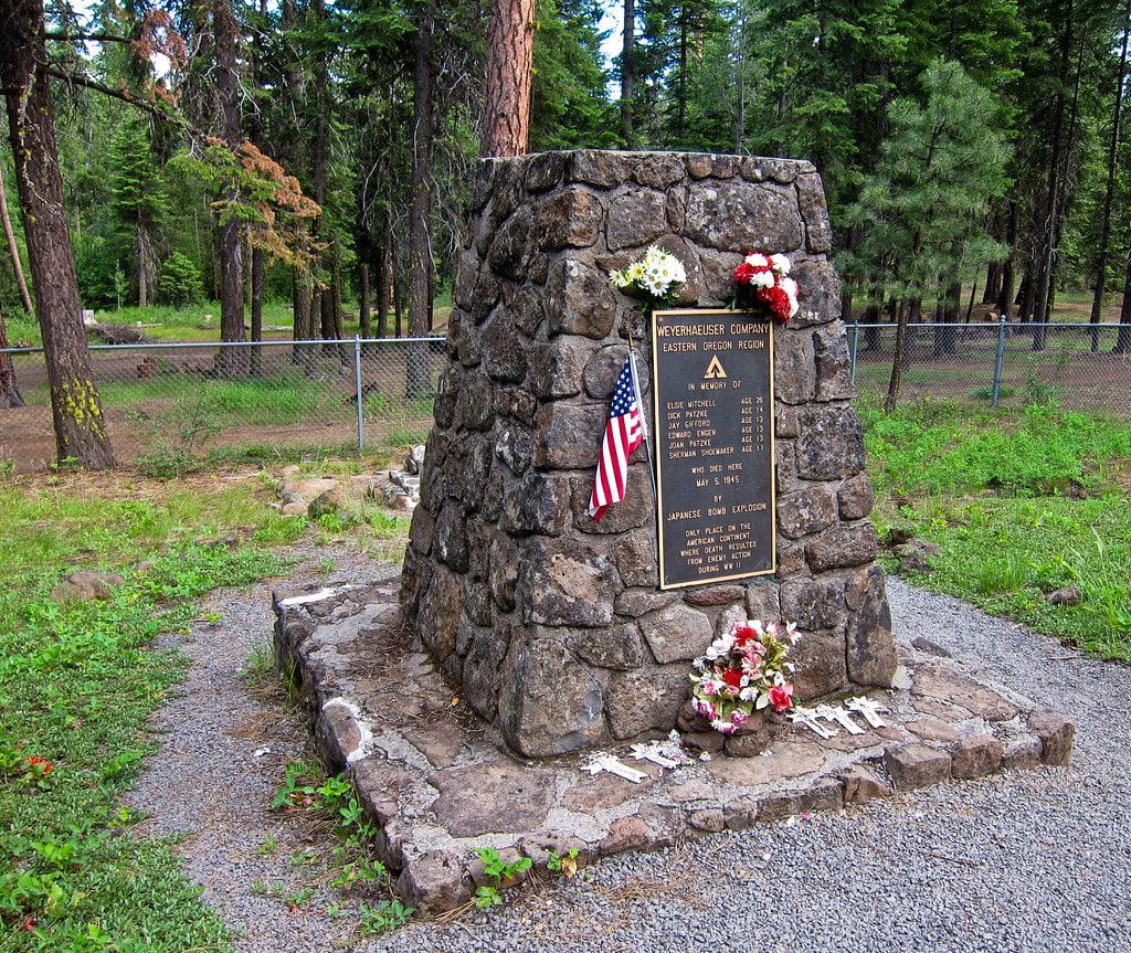 Japanese Balloon Bomb Memorial, Klamath County