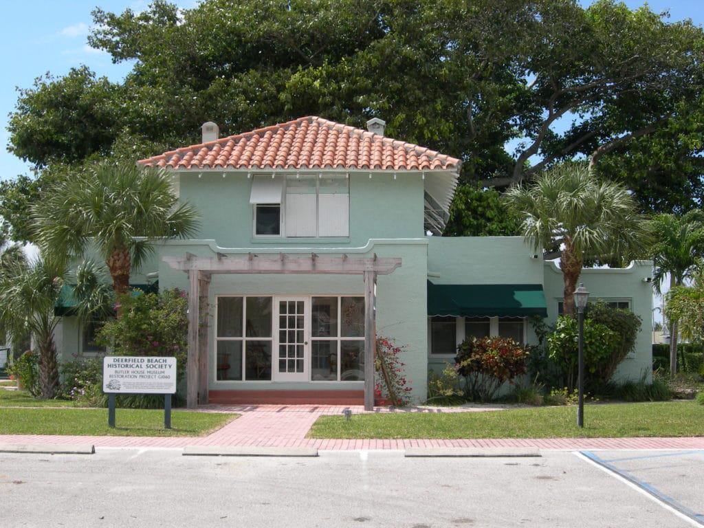 Butler House at Deerfield Beach Historical Society