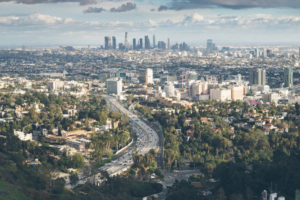 View from Mulholland Drive