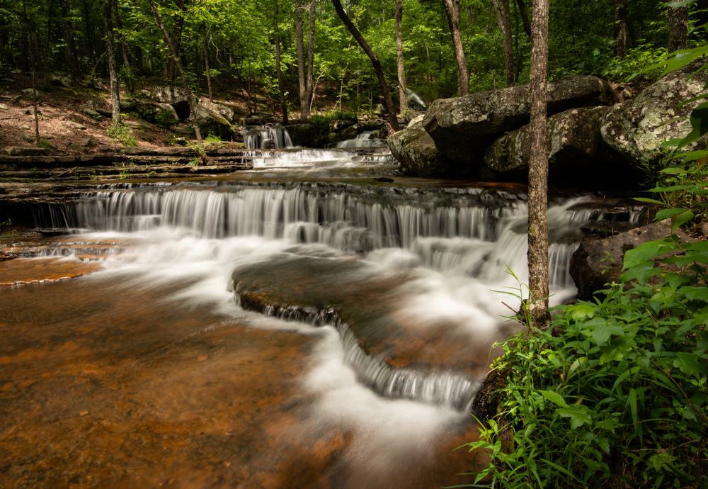 Collins Creek Cascade and Trout Stream, Heber Springs