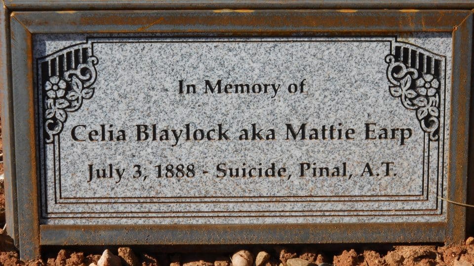 Mattie Earp’s Gravesite